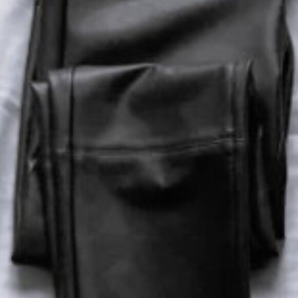 RW&CO Faux leather high-rise skinny Leg pants-Size 26 black - Picture 13 of 14